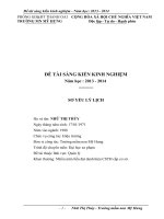 Sáng kiến kinh nghiệm kinh nghiệm làm công tác xã hội hóa giáo dục trong trường mầm non 