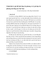 Chênh lệch tỷ giá hối đoái thực đa phương và tỷ giá thực đa phương cân bằng của Việt Nam