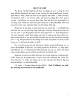 Thiết kế nhà máy sản xuất bia với năng suất 110 triệu lít sản phẩm năm 