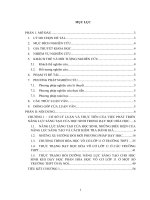 MỘT SỐ BIỆN PHÁP PHÁT TRIỂN NĂNG LỰC SÁNG TẠO CHO HỌC SINH THÔNG QUA DẠY HỌC PHẦN HÓA HỌC VÔ CƠ LỚP 11 TRƯỜNG THPT