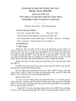 SÁNG KIẾN KINH NGHIỆM CHỦ NHIỆM LỚP 9 THCS