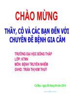 CHUYÊN ĐỀ BỆNH GIA CẦM
