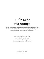 Tìm hiểu và thực hiện qui trình ương nuôi ấu trùng tôm thẻ chân trắng từ giai đoạn nauplius lên giai đoạn postlarvae  có sử dụng chế phẩm CP bio plus ở công ty cổ phần chăn nuôi CP việt nam tại bình định 