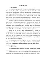 Ngôn ngữ nhân vật trong diễn ngôn của các tác giả thế hệ 198X