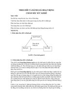 THEO DÕI VÀ ĐÁNH GIÁ HOẠT ĐỘNG  CHĂM SÓC SỨC KHOẺ HƯỚNG ĐẾN SỰ HÀI LÒNG CỦA NGƯỜI DÂN