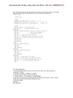 Tổng hợp bài tập hợp ngữ assembly có đáp án