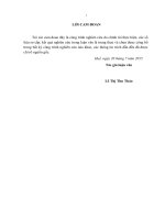 Nghiên cứu giá thể và phân bón cho xà lách trồng ở hệ thống bè nổi bấc đèn trên mặt nước tại thừa thiên huế 