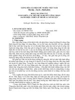 SÁNG KIẾN KINH NGHIỆM CHỦ NHIỆM LỚP 8