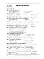 bài tập trắc nghiệm hóa học chuyên đề một số kim loại khác crom, đồng( có đáp án)