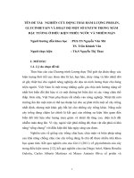 Đề cương luận án: NGHIÊN CứU ĐộNG THÁI HÀM LƯợNG PROLIN, GLYCINBETAIN VÀ HOạT Độ MộT Số ENZYM TRONG MầM ĐậU TƯƠNG  ở ĐIềU KIệN THIếU NƯớC VÀ NHIễM MặN