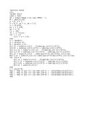 CODE BÀI TẬP LỚN MATLAB PHƯƠNG PHÁP  TÍNH THẦY LỘC