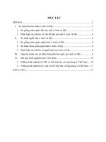 Anhchị bình luận và so sánh nghề luật và đào tạo luật ở Anh và Mỹ, bài học kinh nghiệm cho Việt Nam”