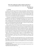 THÂU TÓM VÀ HỢP NHẤT TỪ KHÍA CẠNH QUẢN TRỊ CÔNG TY: LÝ LUẬN, KINH NGHIỆM QUỐC TẾ VÀ THỰC TIỄN VIỆT NAM