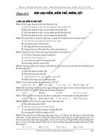 bài tập trắc nghiệm hóa học chuyên đề kim loại kiềm, kiềm thổ, nhôm sắt ( có đáp án)