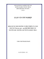 Khảo Sát Sự Sinh Trưởng Và Phát Triển Của Nấm Bào Ngư Pleurotus Sajor - Caju Khi Phối Trộn Các Nguyên Liệu Thường Gặp Với Tỉ Lệ Khác Nhau