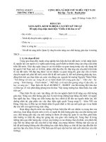 Quản lý chuyên môn nâng cao chất lượng giáo dục ở trường THCS