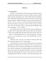 NGHIÊN CỨU PHÂN TÍCH HÀM LƯỢNG As BẰNG PHƯƠNG PHÁP TRẮC QUANG VỚI THUỐC THỬ MOLIPĐAT VÀ ĐÁNH GIÁ Ô NHIỄM NƯỚC NGẦM TẠI XÃ ĐÔNG LỖ  ỨNG HÒA – HÀ NỘI