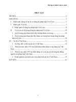 Xu hướng phát triển của án lệ trong hệ thống nguồn pháp luật thành văn trong hệ thống  pháp luật thuộc dòng họ civil law và liên hệ với Việt Nam.