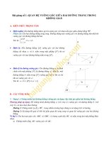 quan hệ vuông gocsgiuwax hai đường thẳng trong không gian