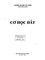 slide+sgk cơ học đất thầy phan hồng quân DHXD