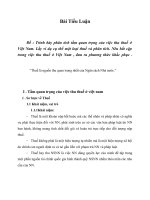 Bài tiểu luận thuế nhà đất