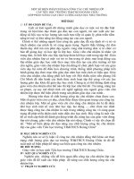 SKKN một số BIỆN PHÁP CHỈ đạo CÔNG tác CHỦ NHIỆM lớp cấp TIỂU học TRƯỜNG THTHCS HOÀNG CHÂU góp PHẦN NÂNG CAO CHẤT LƯỢNG GIÁO dục NHÀ TRƯỜNG