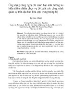Ứng dụng công nghệ 3S cảnh báo ảnh hưởng tai biến thiên nhiên phục vụ đề xuất các công trình quân sự trên địa bàn khu vực trung trung bộ