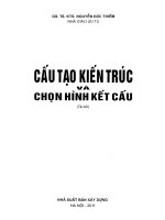 Ebook cấu tạo kiến trúc và chọn hình kết cấu  phần 1