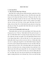 Dạy học các thành phần chính của câu ở Tiểu học