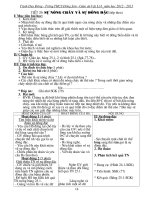 SỰ NÓNG CHẢY VÀ ĐÔNG ĐẶC TIẾT 2