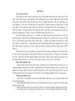 Bước đầu nghiên cứu phân loại chi bìm bìm (ipomoea l ) ở trạm đa dạng sinh học mê linh, vĩnh phúc 