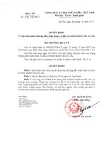 QUYẾT ĐỊNH VỀ VIỆC BAN HÀNH HƯỚNG DẪN VÀ CHẨN ĐOÁN ĐIỀU TRỊ BỆNH NHIỄM NÃO MÔ CẦU