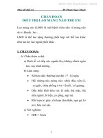 CHẨN ĐOÁN ĐIỀU TRỊ LAO MÀNG NÃO TRẺ EM