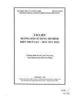 Tài liệu hướng dẫn sử dụng mô hình điện thuỷ lực  máy xúc đào