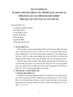 Tiểu luận sự kiện công bố thông tin chênh lệch lợi nhuận trên báo cáo tài chính doanh nghiệp theo quý so với cùng kỳ năm trước