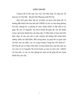 Tìm hiểu thực tế công tác kế toán tại xã tân hội   huyện đan phượng tỉnh hà tây 