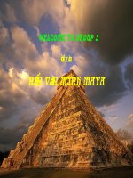 Bài thuyết trình nền văn minh maya