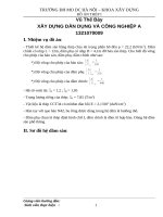 Đồ án xây dựng dân dụng và công nghiệp a