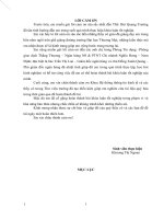 PHÂN TÍCH THỰC TRẠNG HỆ THỐNG THÔNG TIN QUẢN LÝ CHO VAY TẠI PHÒNG GIAO DỊCH THẮNG THƯỢNG – NGÂN HÀNG NÔNG NGHIỆP VÀ PHÁT TRIỂN NÔNG THÔN CHI NHÁNH NGHĨA HƯNG – NAM ĐỊNH