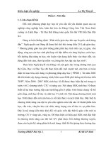 Phân tích nội dung, thiết kế bài giảng theo hướng phát huy tính tích cực học tập của học sinh nhằm nâng cao chất lượng dạy và học chương III, IV phần hai sinh học tế 