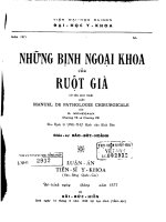 những bịnh ngoại khoa của ruột già