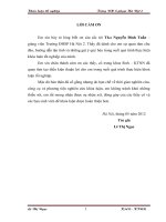 Nâng cao chất lượng dạy và học kiến thức kĩ thuật trong chương trình công nghệ 10 