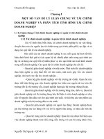 Thực trạng tài chính của công ty thương mại cổ phẩn đại phong 