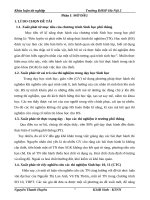 Tóm tắt một số đề xuất nâng cao chất lượng dạy học phần thực hành sh 10, 11 chương trình chuẩn 