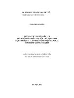 Tương tác thuốc bất lợi trên bệnh án điều trị nội trú tại khoa nội tim mạch   lão học bệnh viện đa khoa tỉnh hậu giang năm 2014