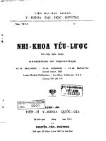 luận án y học nhi khoa yếu lược