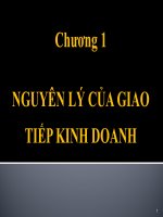 Bài giảng giao tiếp trong kinh doanh   chương 1  nguyên lý của giao tiếp kinh doanh