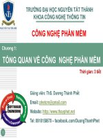 Bài giảng công nghệ phần mềm  chương 1   giới thiệu tổng quan về công nghệ phần mềm