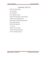 KẾ TOÁN NGUYÊN vật LIỆU ở CÔNG TY cổ PHẦN tư vấn xây DỰNG và THƯƠNG mại THỦ đô 