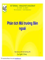 Bài giảng quản trị chiến lược   chương 2  phân tích môi trường bên ngoài